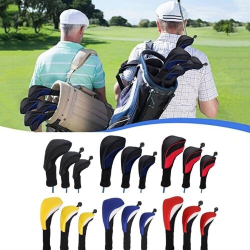 3pcs golf club head covers - club,