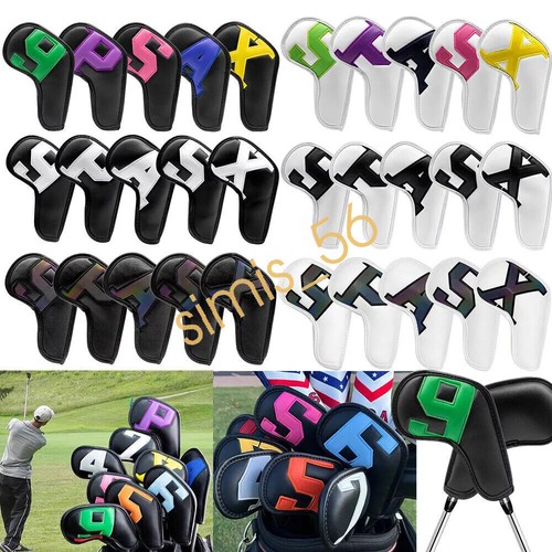 10pc golf iron headcover - golf, head
