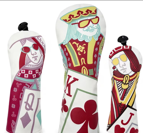 Golf head covers poker - golf,