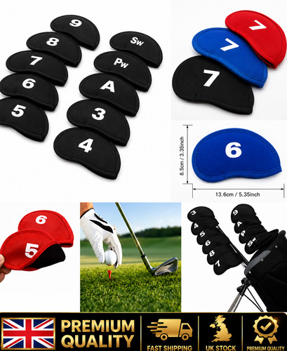 10pcs neoprene golf - golf, head