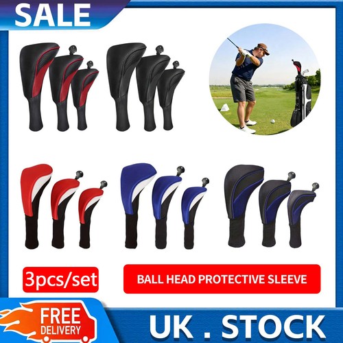 3pcs golf club head - covers, set