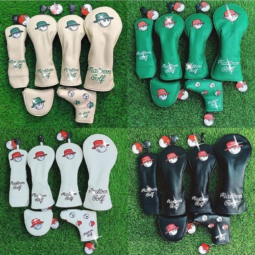 Leather golf club - club, cover