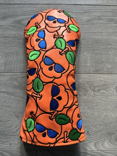 Orange skull golf - orange, head