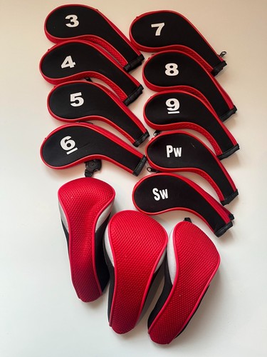Set golf club head covers - set,