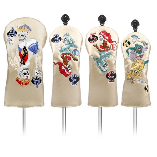 Funny skull embroidery golf - skull,