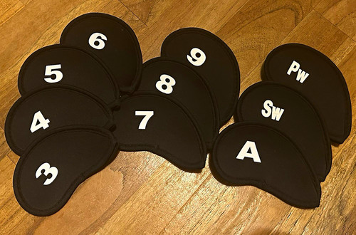 Golf iron head covers - set, 9pc