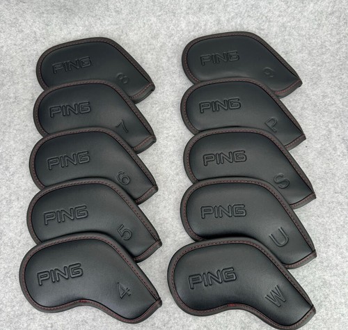 Black ping faux leather - ping, pu